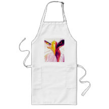 "Everette" Bald Eagle Watercolor Apron