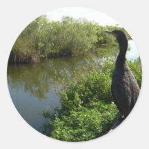 Everglades Round Sticker