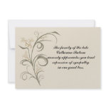 Everlasting - Bereavement Thank You Notecard invitations