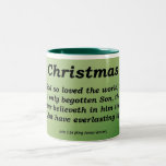 Everlasting Life Christmas John 3-16 Coffee Mug