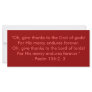 Everlasting Love, Unconditional Bookmark Custom Rack Card