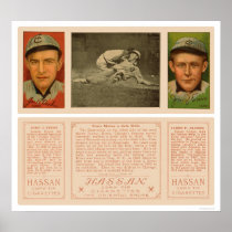 Evers Slides Safely Cubs Baseball 1912