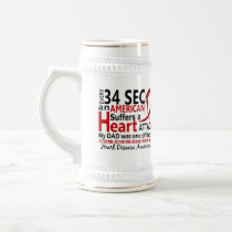 Every 34 Seconds Dad Heart Disease / Attack Mug