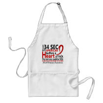 Every 34 Seconds Heart Disease / Attack Aprons