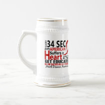Every 34 Seconds Heart Disease / Attack Mug