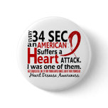 Every 34 Seconds Me Heart Disease / Attack buttons