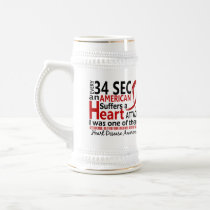Every 34 Seconds Me Heart Disease / Attack Coffee Mug