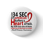 Every 34 Seconds Son Heart Disease / Attack buttons
