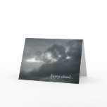 Every cloud has a silver lining cards