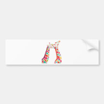 Every Giraffe product Bumper Stickers