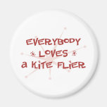 Everybody Loves A Kite Flier Magnets