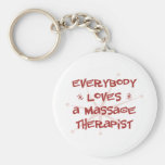 Everybody Loves A Massage Therapist Key Chains