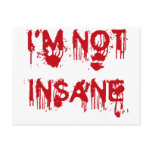 Everybody loves blood postcards