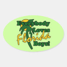 Everybody Loves Florida Boys Stickers