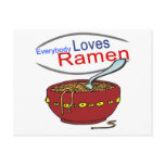Everybody Loves Ramen Parody postcards