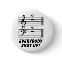 Everybody Shut Up! Buttons