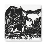 Everybody wants to be a cat. magnets