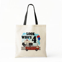 Everyday Heroes 4th Birthday Canvas Bags
