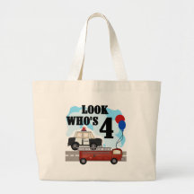 Everyday Heroes 4th Birthday Tote Bag