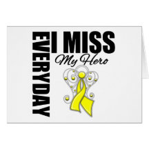 Everyday I Miss My Hero Sarcoma Cards