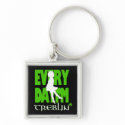 Everyday I'm Treblin Keychain