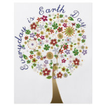 Everyday is earth day flyer design