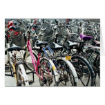 Everyday Life in China I: Bicycles Parked Cards