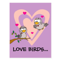 Everyday Romance: Love Birds postcards