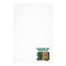Everyone Has Monsters Customized Stationery