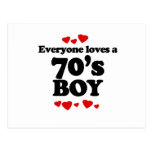 Everyone Loves a 70s Boy Post Card