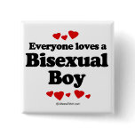 Everyone loves a bisexual buttons