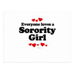 Everyone Loves a Girl T-shirt Postcard