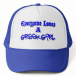 Everyone Loves A Greek Girl hats