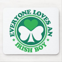 Everyone Loves an Irish Boy Mouse Mat