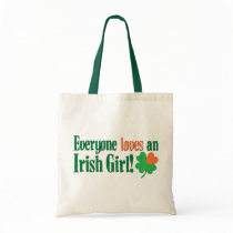 Everyone Loves an Irish Girl Canvas Bag