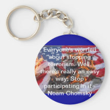 Everyone's worried about stopping terrorism... key chain