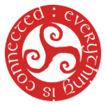 Everything Is Connected Round Sticker