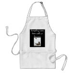 Everything Tastes Better WIth Cat Hair In It aprons