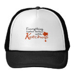 Everything Tastes Better With Ketchup Mesh Hats