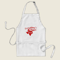 Everything's bigger in Texas aprons