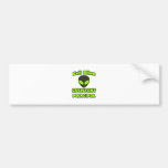 Evil Alien Assistant Principal Bumper Stickers