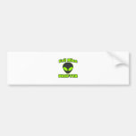 Evil Alien Drafter Bumper Stickers