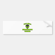 Evil Alien Kindergarten Teacher Bumper Stickers