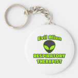 Evil Alien Respiratory Therapist Key Chain