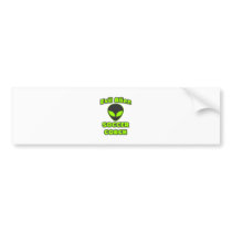 Evil Alien Soccer Coach bumper stickers