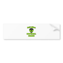 Evil Alien Softball Coach bumper stickers