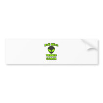 Evil Alien Tennis Coach bumper stickers