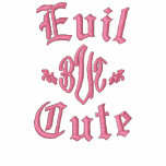Evil But Cute Embroidered Tee embroidered shirts