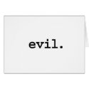 evil. cards