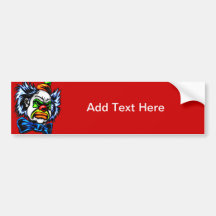Evil Clown Murders Bumper Sticker
